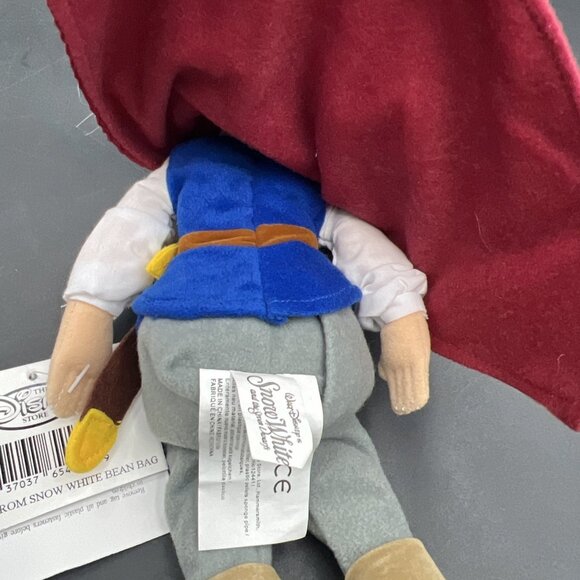 Disney Store 8" Snow White Bean Bag Plush Set of 3 Prince Witch Dolls with tags - Picture 16 of 16